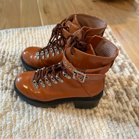 Brown & black Jeffrey Campbell for free people Czech lace up boot - Picture 7 of 7